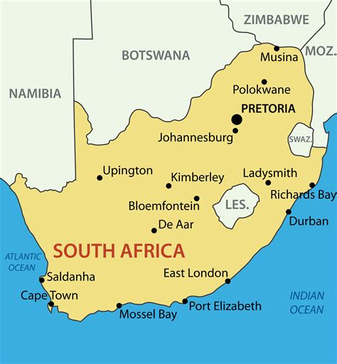 capitale sud africa|capital of south africa map.